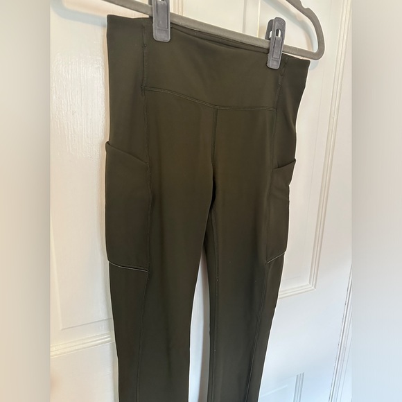 Lululemon Leggings | Fast & Free High-Rise Tight | Size: 4 | Color: Dark Olive - Picture 4 of 7